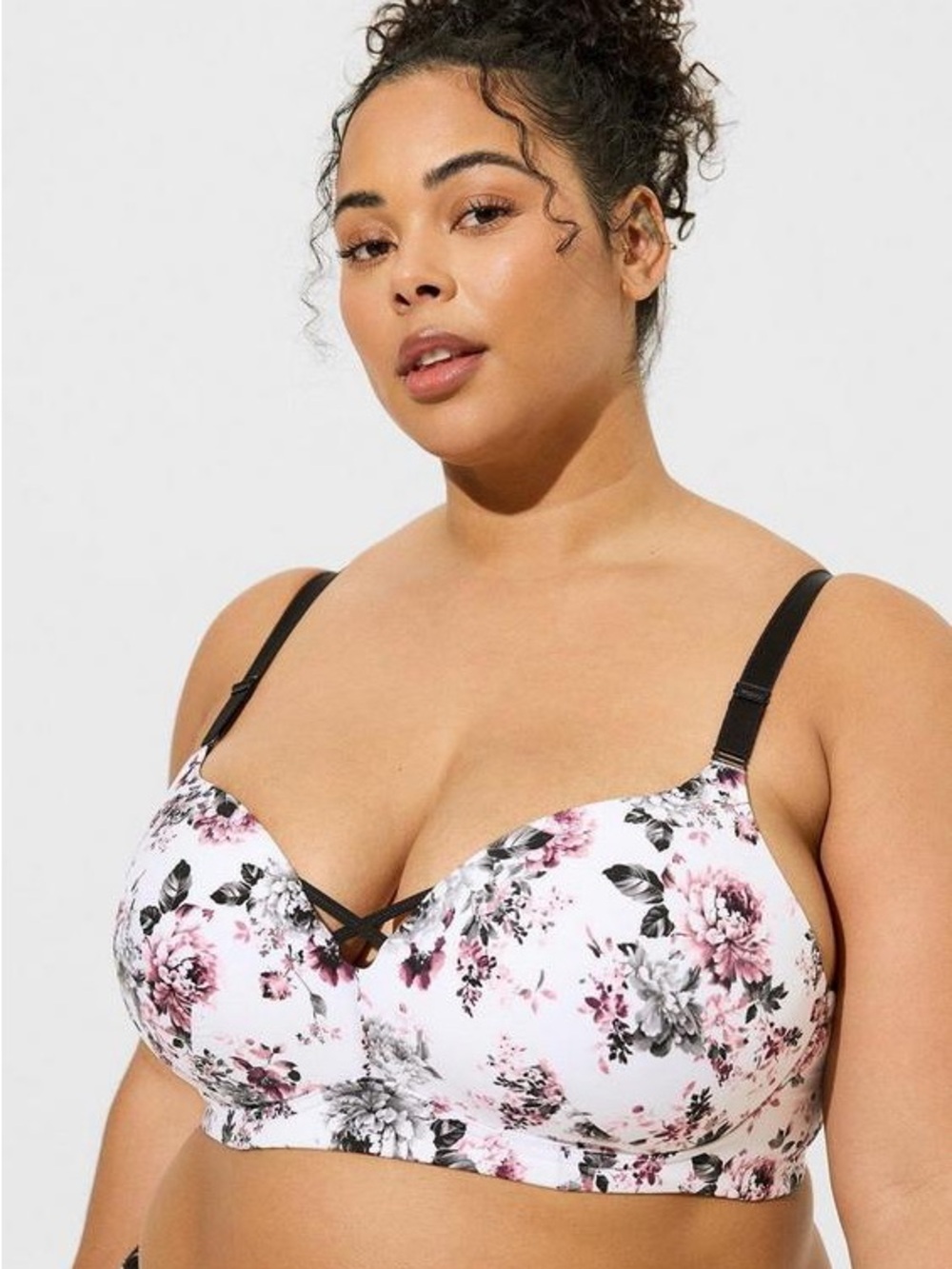 Torrid floral t shirt Dream Wire-Free Push-Up Bra